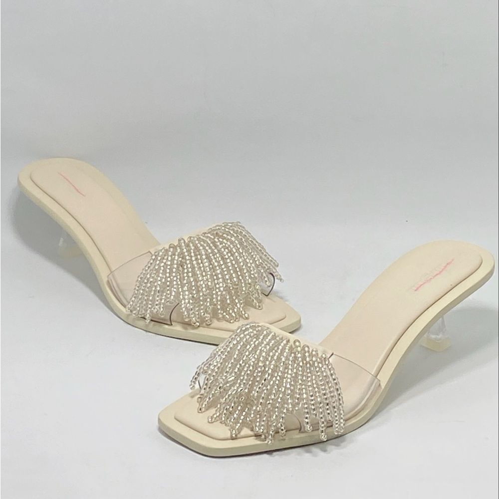 Cult Gaia Uma Beaded Mules size 37